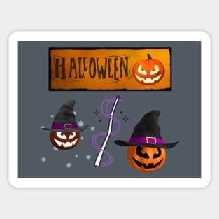 Halloween Pumpkin Witches STICKER PACK Sticker